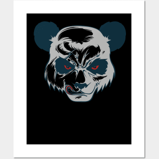 Panda monster Posters and Art